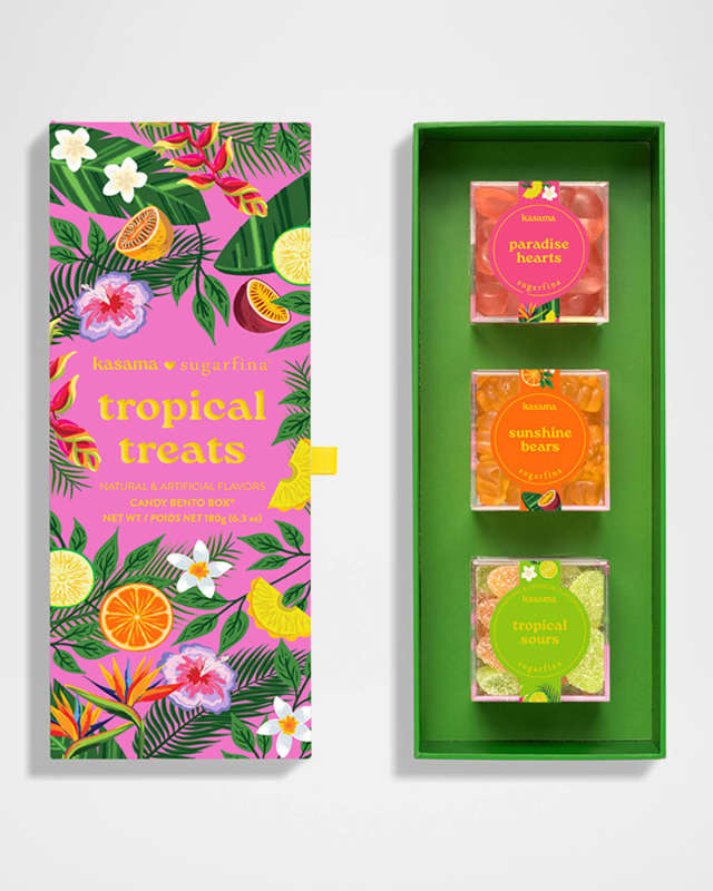x Kasma Rum Tropical Treats 3-Piece Bento Box